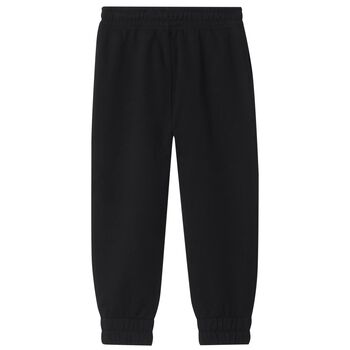 Boys Black EKD Logo Joggers