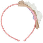 طوق شعر بنات باللون الوردي, 1, hi-res