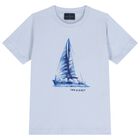 Boys Blue Logo T-Shirt, 2, hi-res