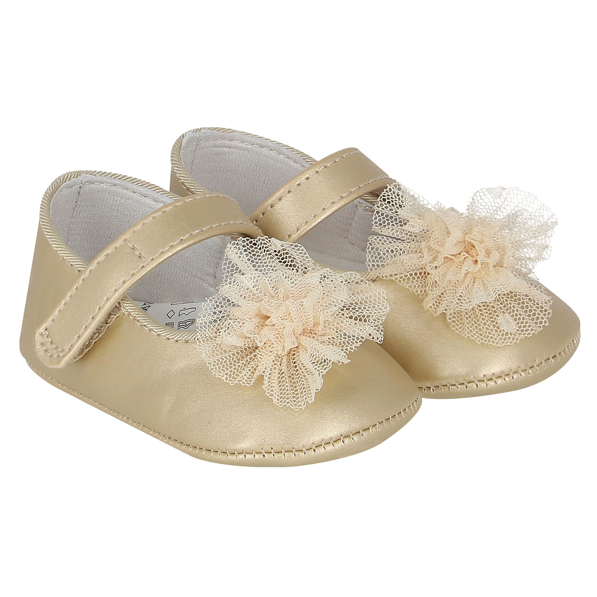 Newborn girl discount gold shoes