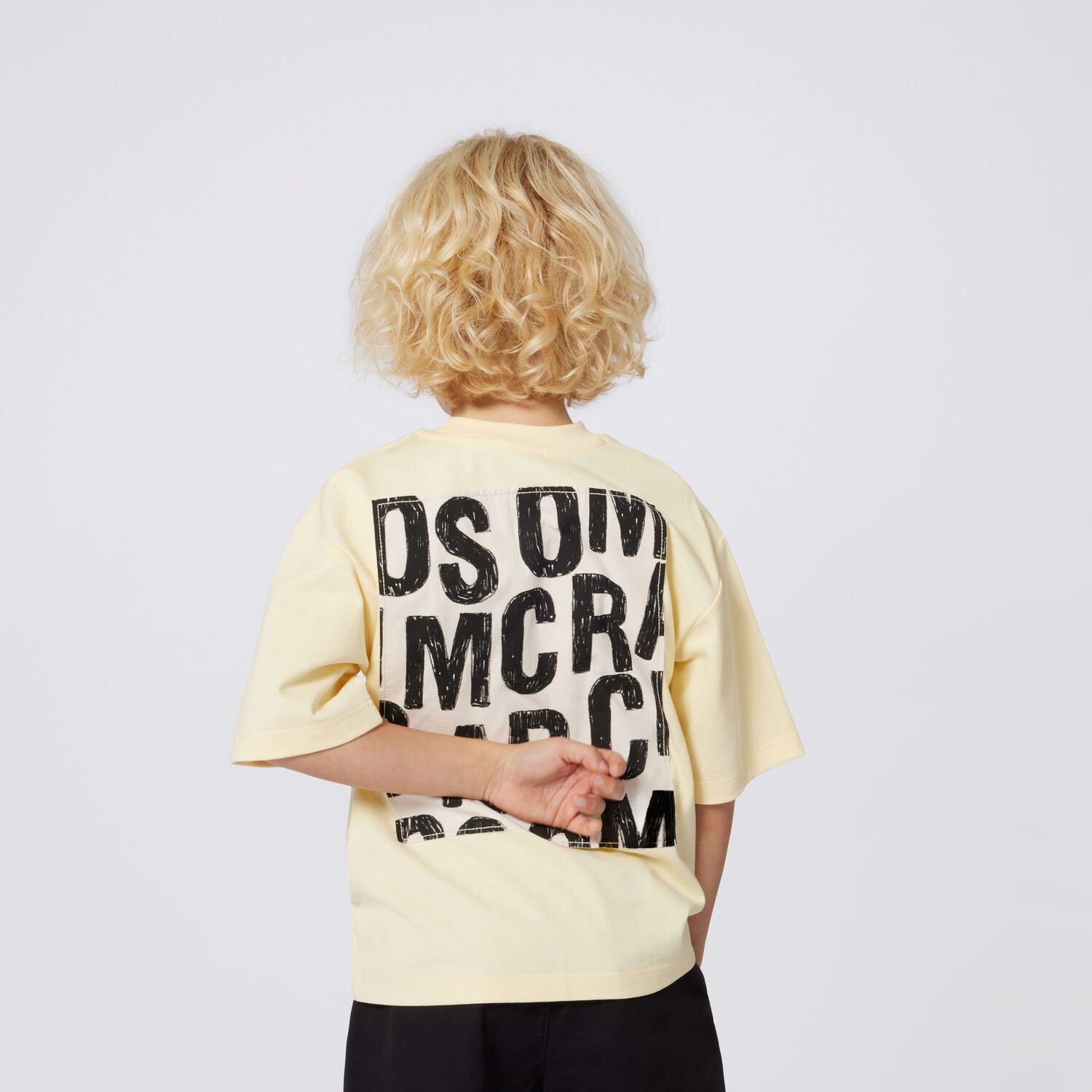 Boys Yellow Logo T-Shirt, 1, hi-res