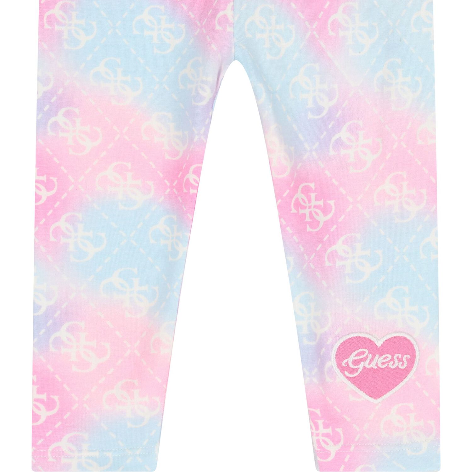 Baby Girls Pink & Blue Logo Leggings Set, 1, hi-res image number null