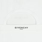 Girls White Logo Ribbed Dress, 1, hi-res