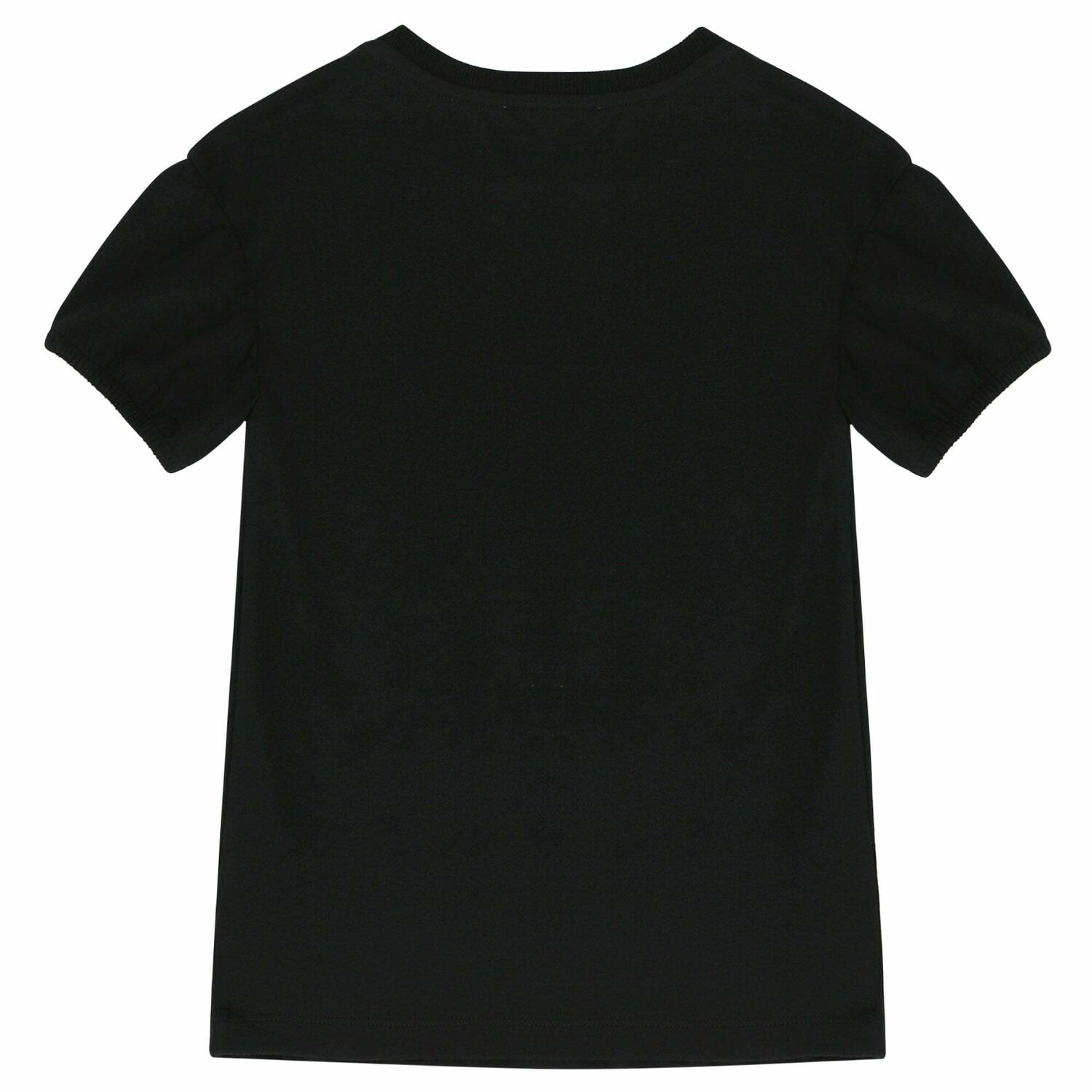 Girls Black Logo T-Shirt, 2, hi-res image number null