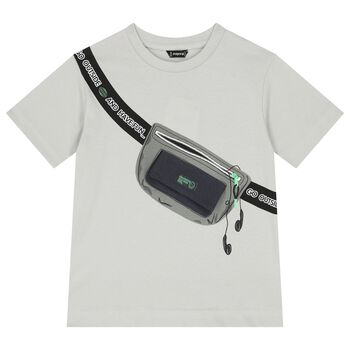 Boys Grey Bag T-Shirt