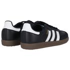 Black Logo Samba Trainers, 1, hi-res