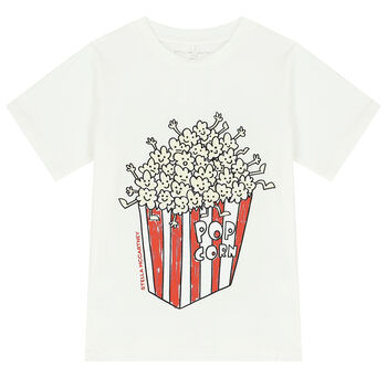 White Popcorn T-Shirt