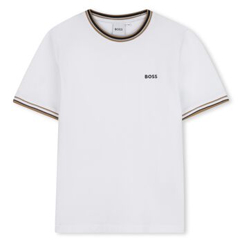 Boys White Logo T-Shirt