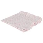 Baby Girls White & Pink Floral Blanket, 1, hi-res
