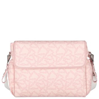 Baby Girls Pink & White Logo Changing Bag ( 34cm )