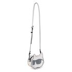 Girls White Embellished Choupette Handbag, 1, hi-res