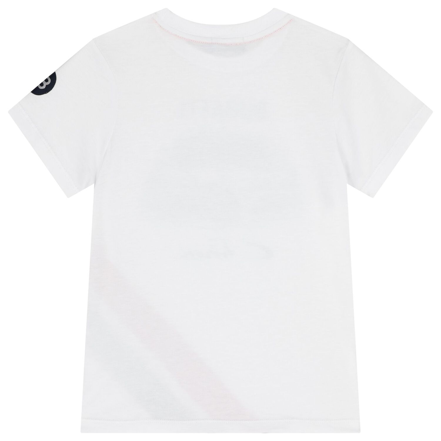 Boys White Logo T-Shirt, 2, hi-res