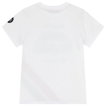 Boys White Logo T-Shirt