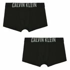 Boys Black Boxer Shorts ( 2-Pack ), 1, hi-res