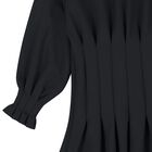 Girls Black Scuba Dress, 2, hi-res