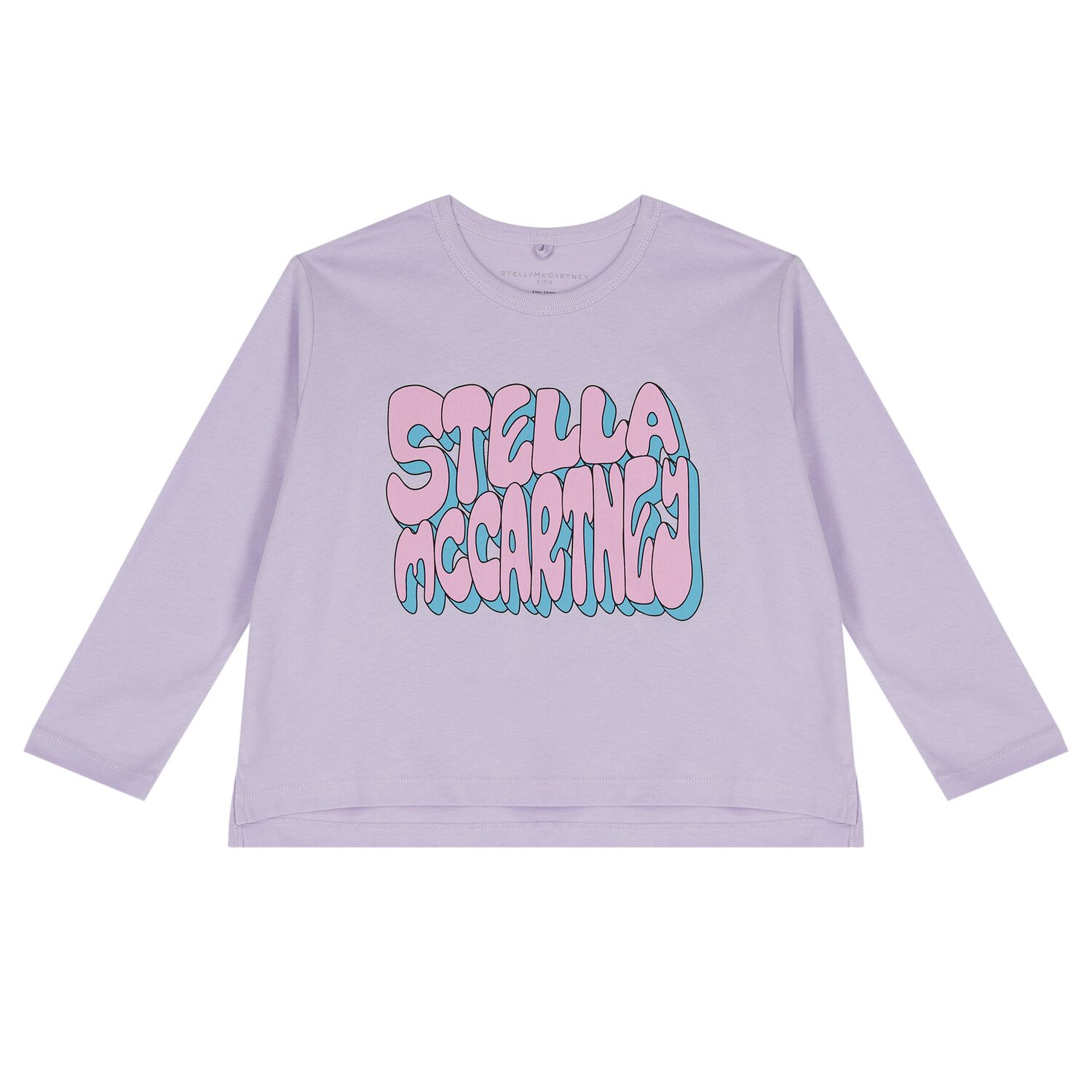 Girls Lilac Logo Long Sleeve Top, 1, hi-res image number null