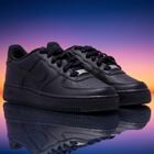 Black Air Force 1 Trainers, 1, hi-res