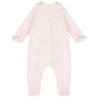 Baby Pink & Gold Babygrow, 2, hi-res