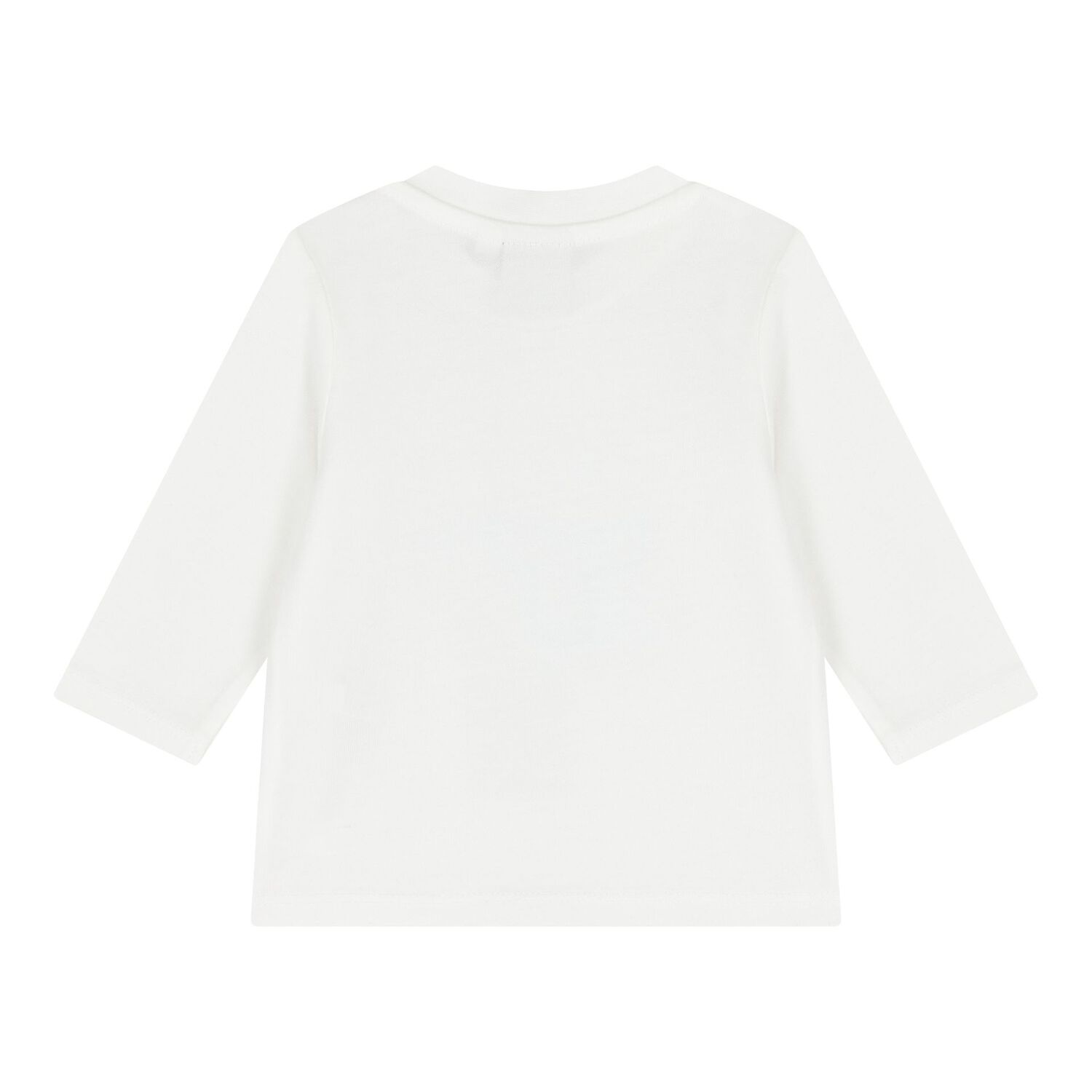 Baby Boys White Red Panda Logo Long Sleeve Top , 1, hi-res