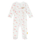 Baby Girls White Cherry Babygrow, 1, hi-res