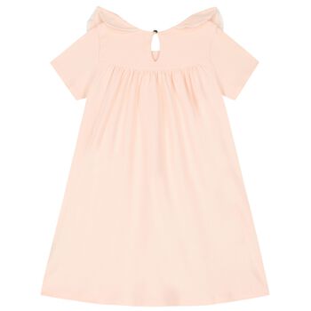 Girls Pink Logo Dress