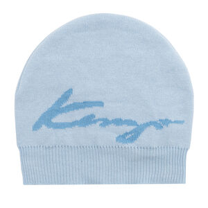 Baby Boys Blue Logo Knitted Hat