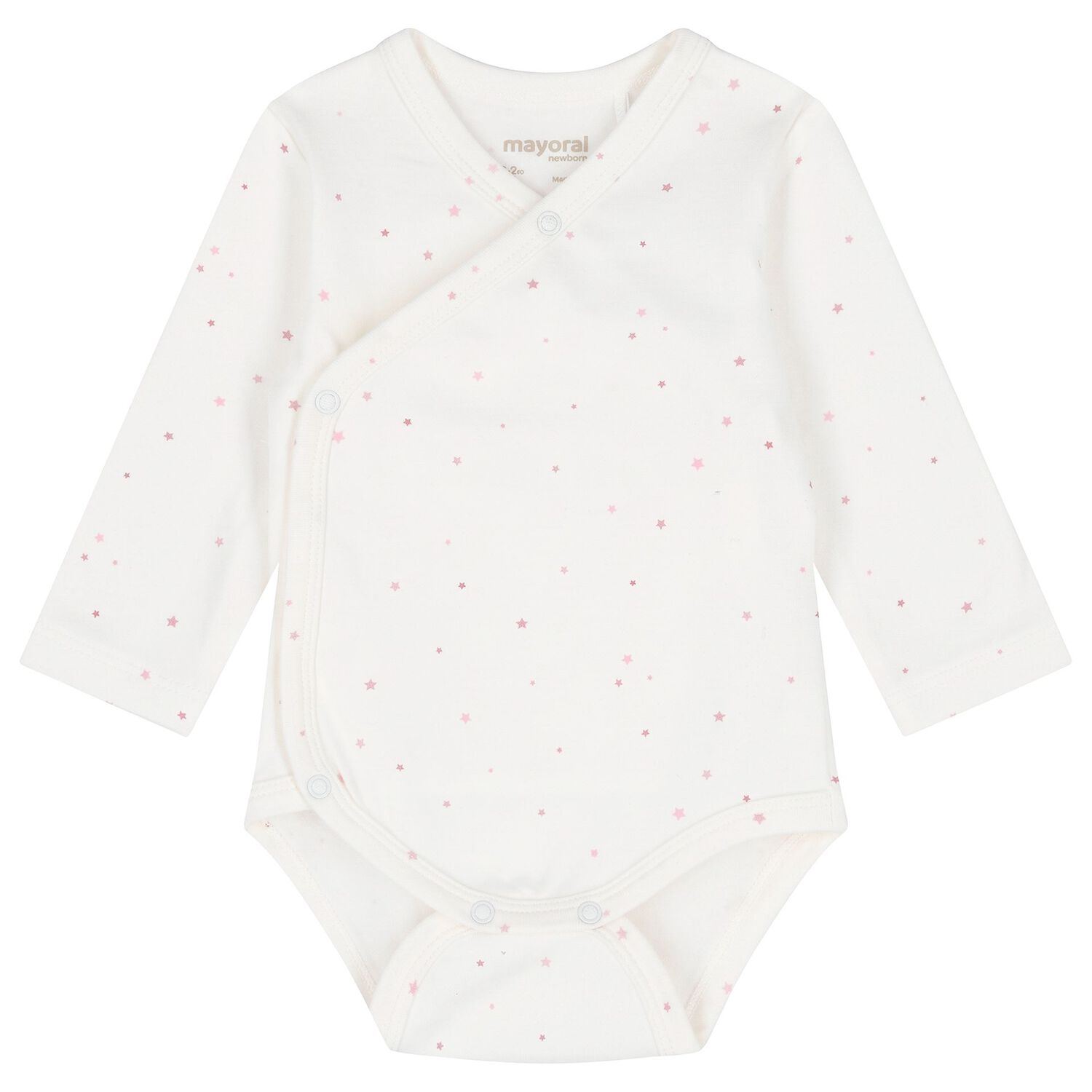 Baby Girls Ivory & Pink Balloon Bodysuits ( 2-Pack ), 2, hi-res