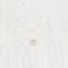 Baby Girls White Ruffled Babygrow, 1, hi-res