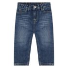 Younger Boys Blue Denim Jeans, 2, hi-res