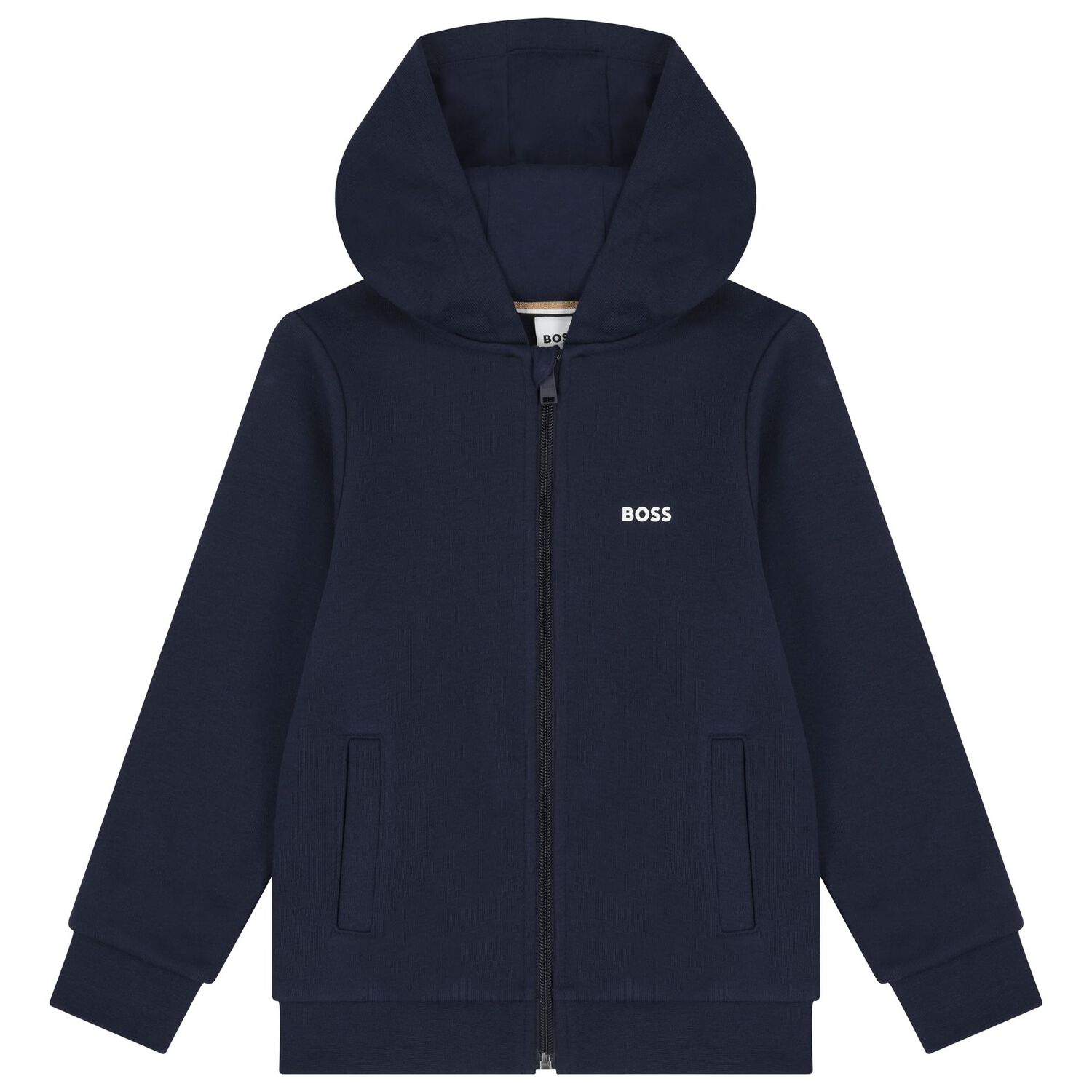 Boys Navy Blue Logo Tracksuit, 2, hi-res image number null