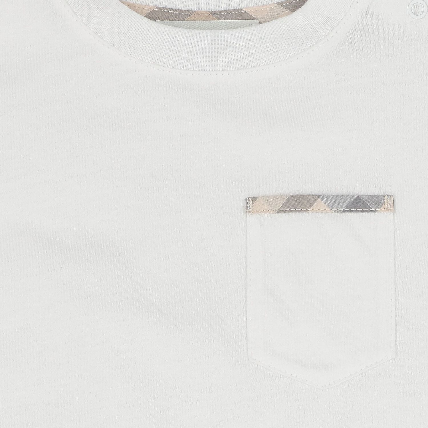 White Check Baby Romper, 1, hi-res image number null