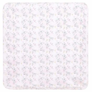 Baby Girls Pink Printed Blanket