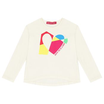 Girls Ivory Logo Sweatshirt