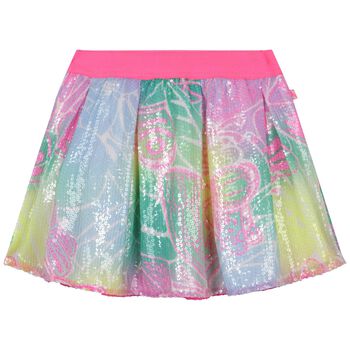 Girls Multicoloured Sequin Butterfly Skirt