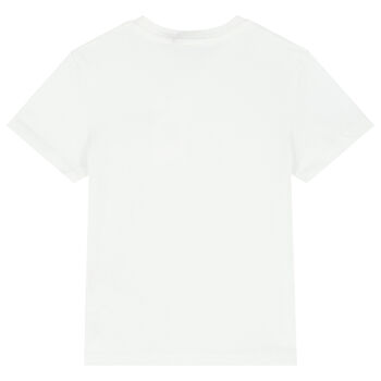 Boys White Logo T-Shirt