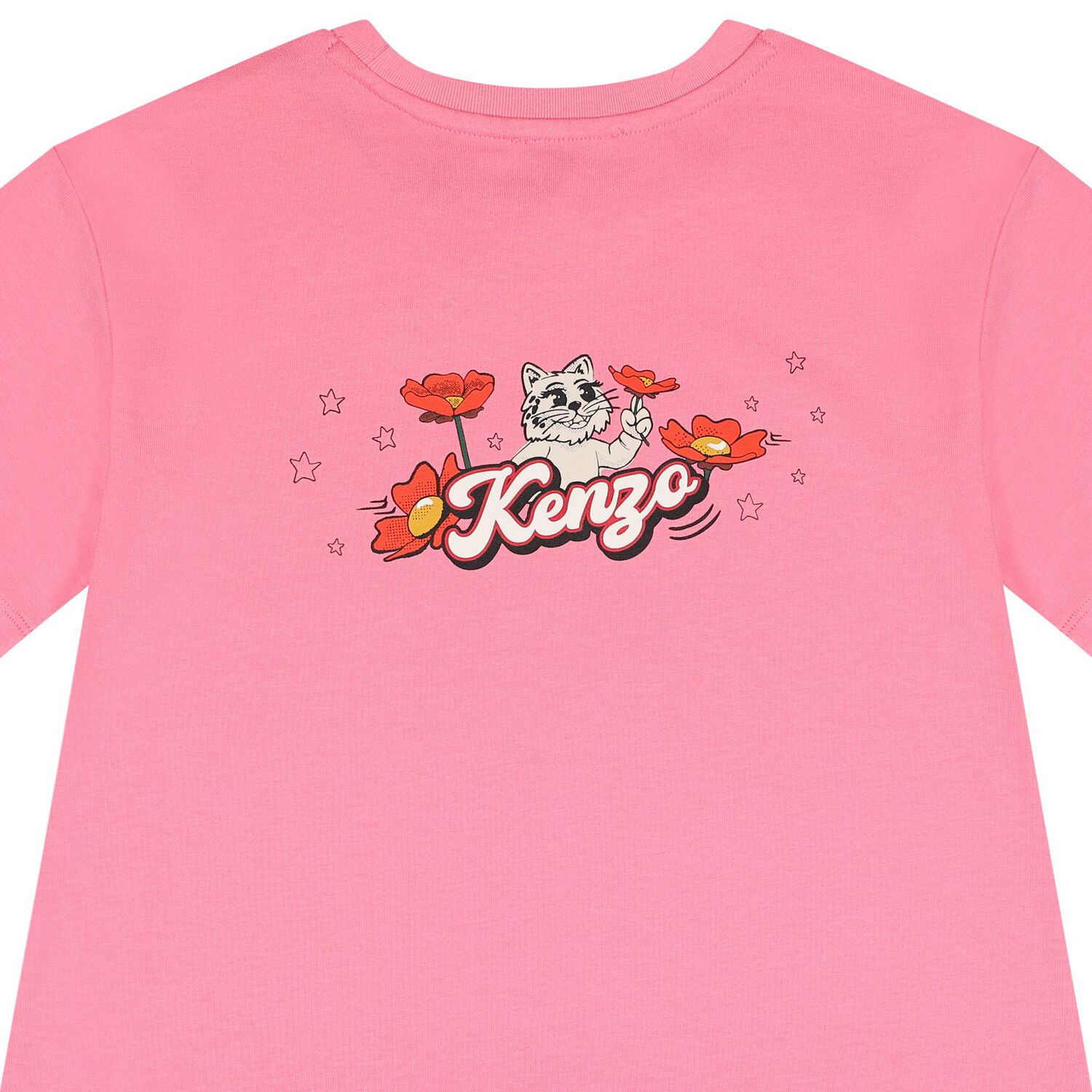 Girls Pink Tiger Logo Dress, 1, hi-res
