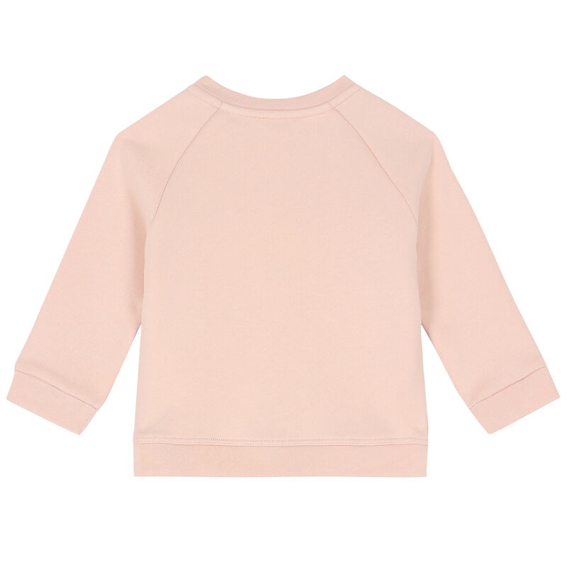 Younger Girls Pink Logo Sweatshirt, 1, hi-res image number null