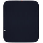 بطانية بالشعار باللون الكحلي والذهبي, 1, hi-res