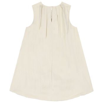 Girls Gold Logo Dress
