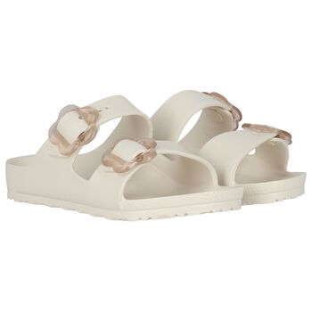 Girls Ivory Arizona Sandals