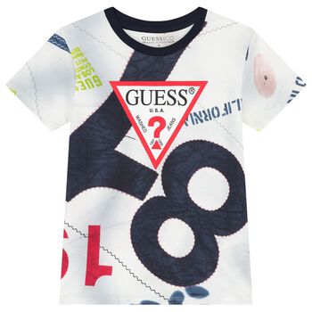 Boys Multi-Coloured Logo T-Shirt