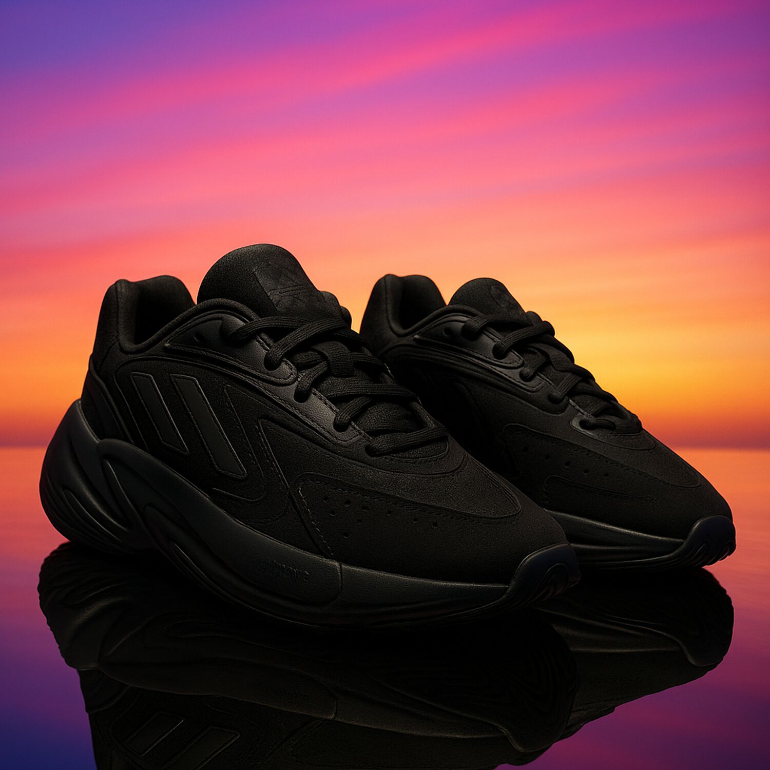 Black Ozelia Trainers, 2, hi-res