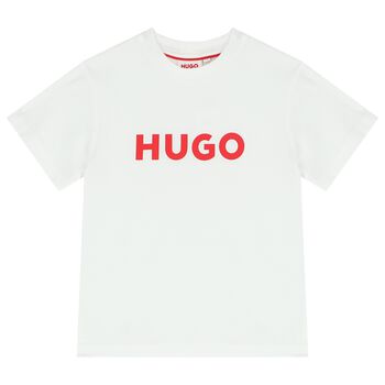 Hugo Tshirt Varsity Box Logo White