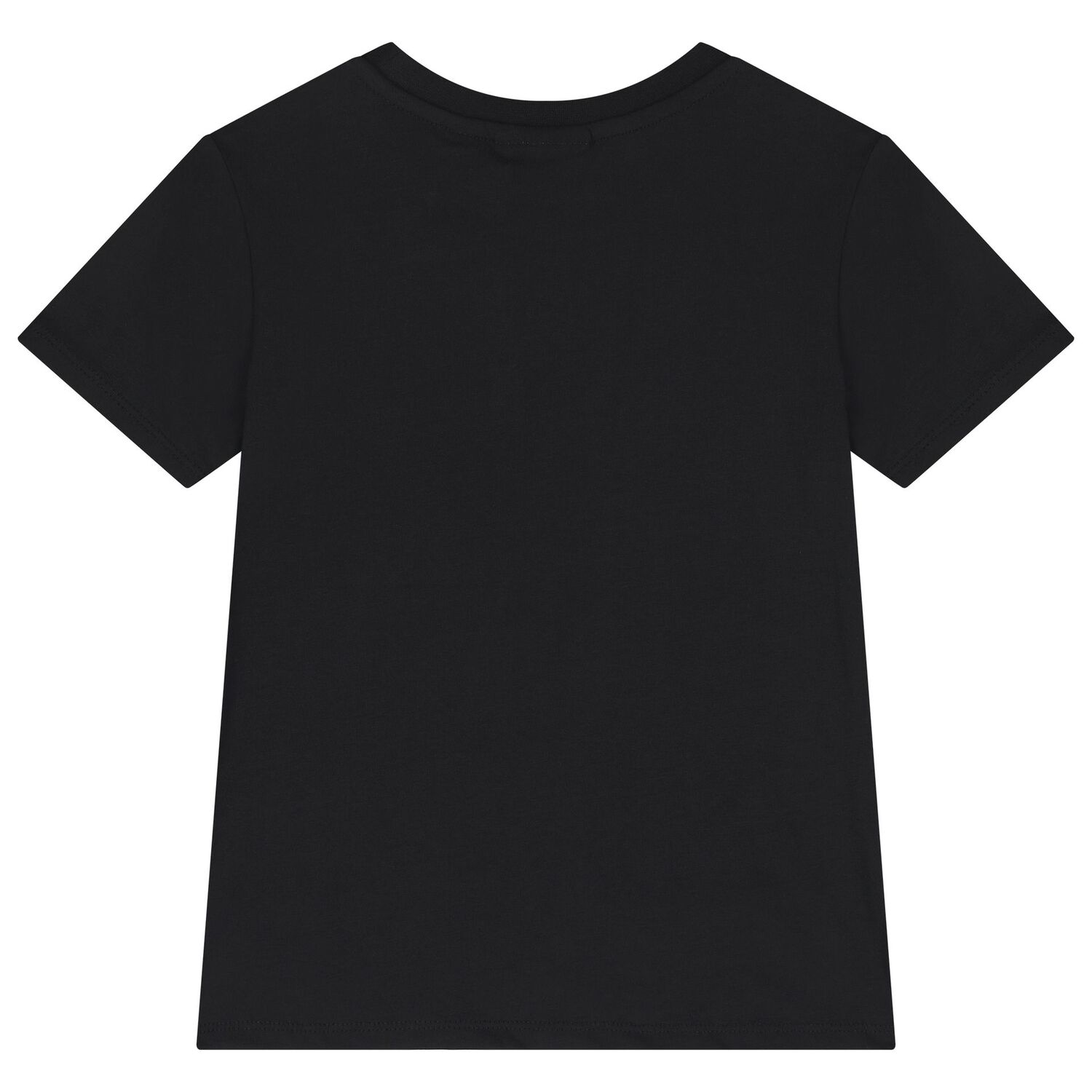 Girls Black Crystal Embellished Diamant&eacute; Logo T-Shirt, 2, hi-res
