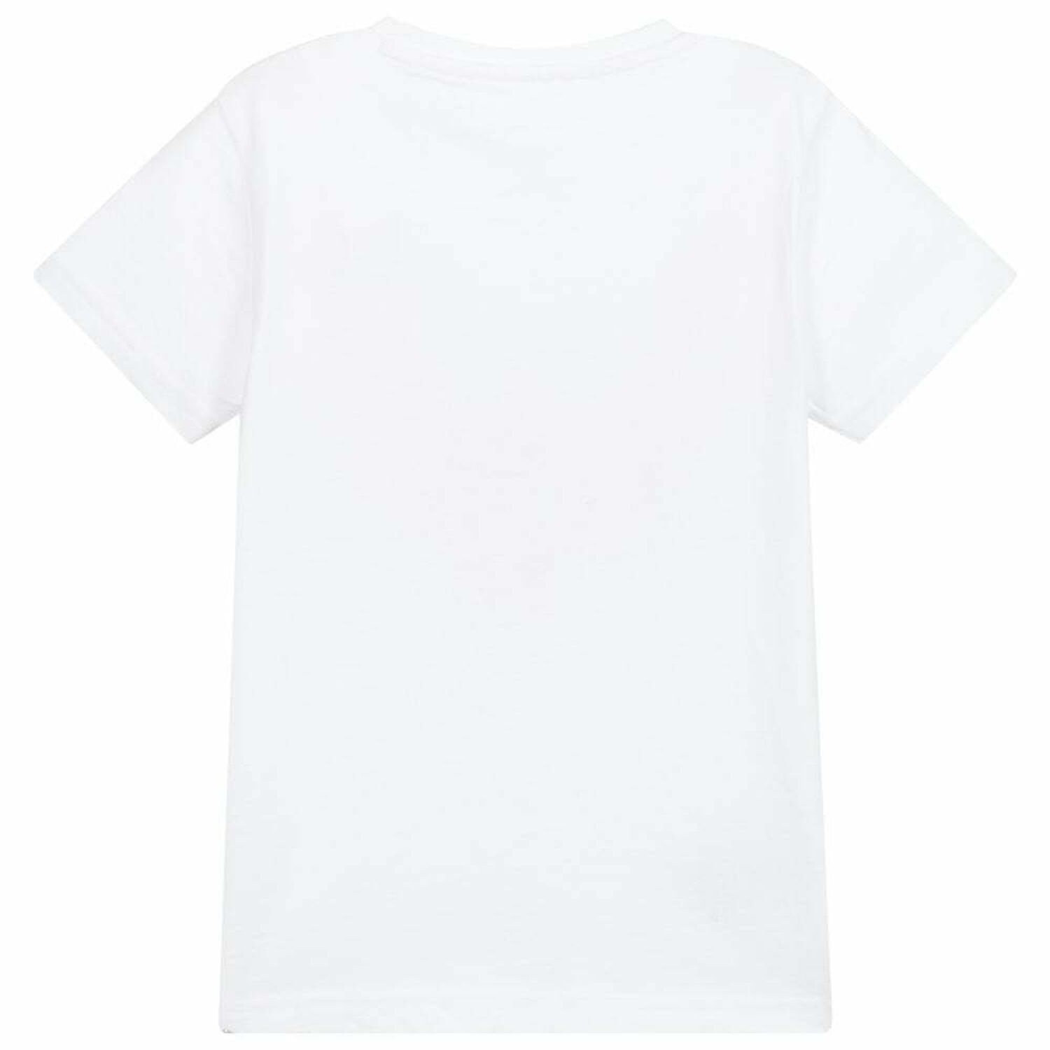 Boys White Holographic T-Shirt, 1, hi-res image number null