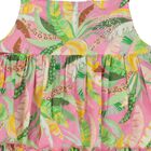 Girls Pink Tiered Dress, 1, hi-res