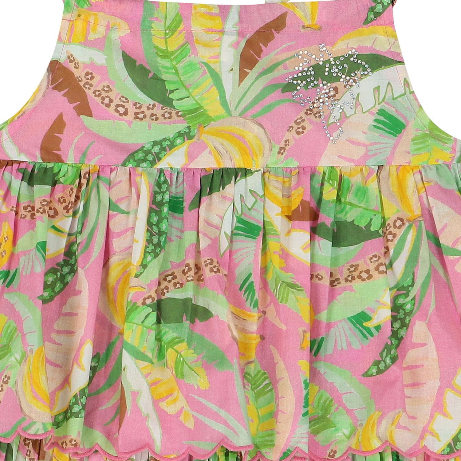 Girls Pink Tiered Dress, 1, hi-res image number null