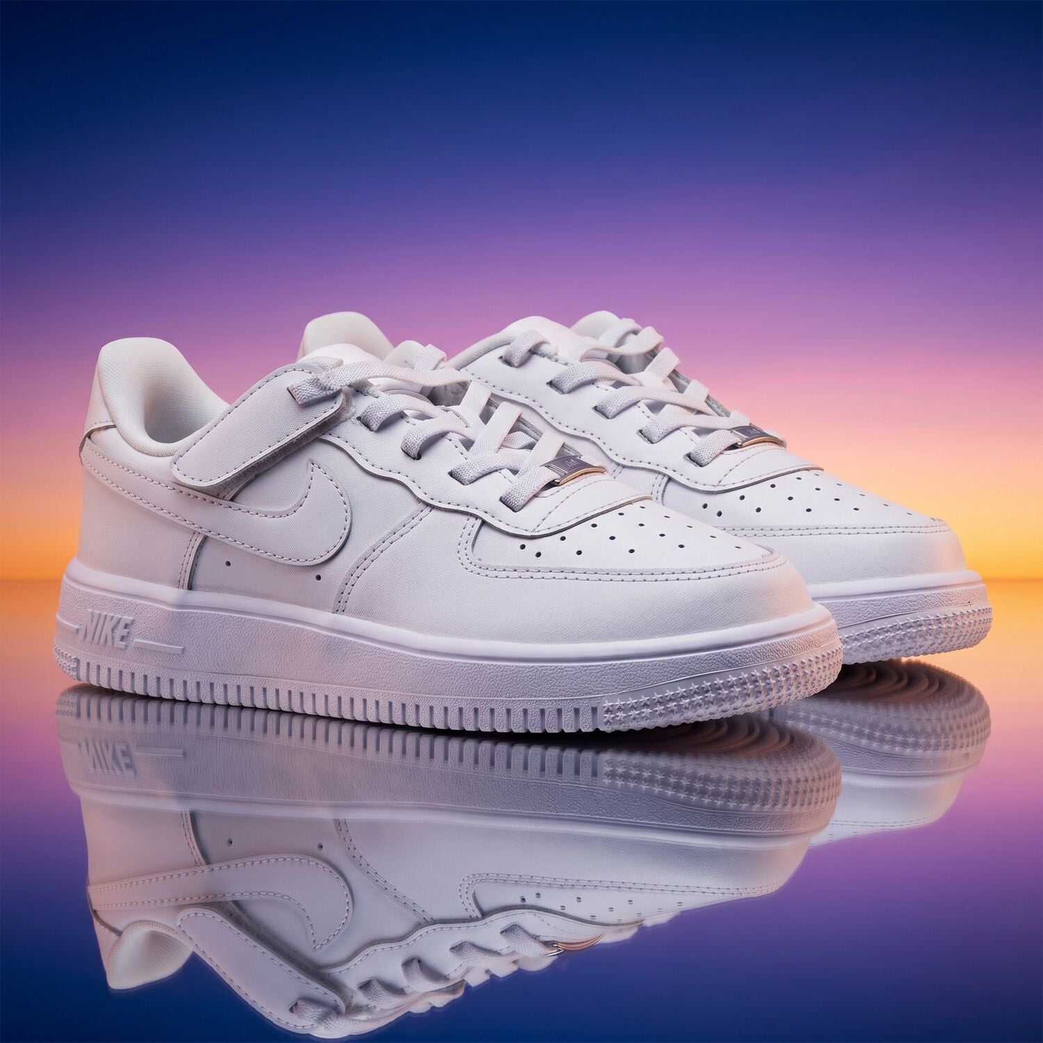 White Force 1 Easyon Trainers, 1, hi-res