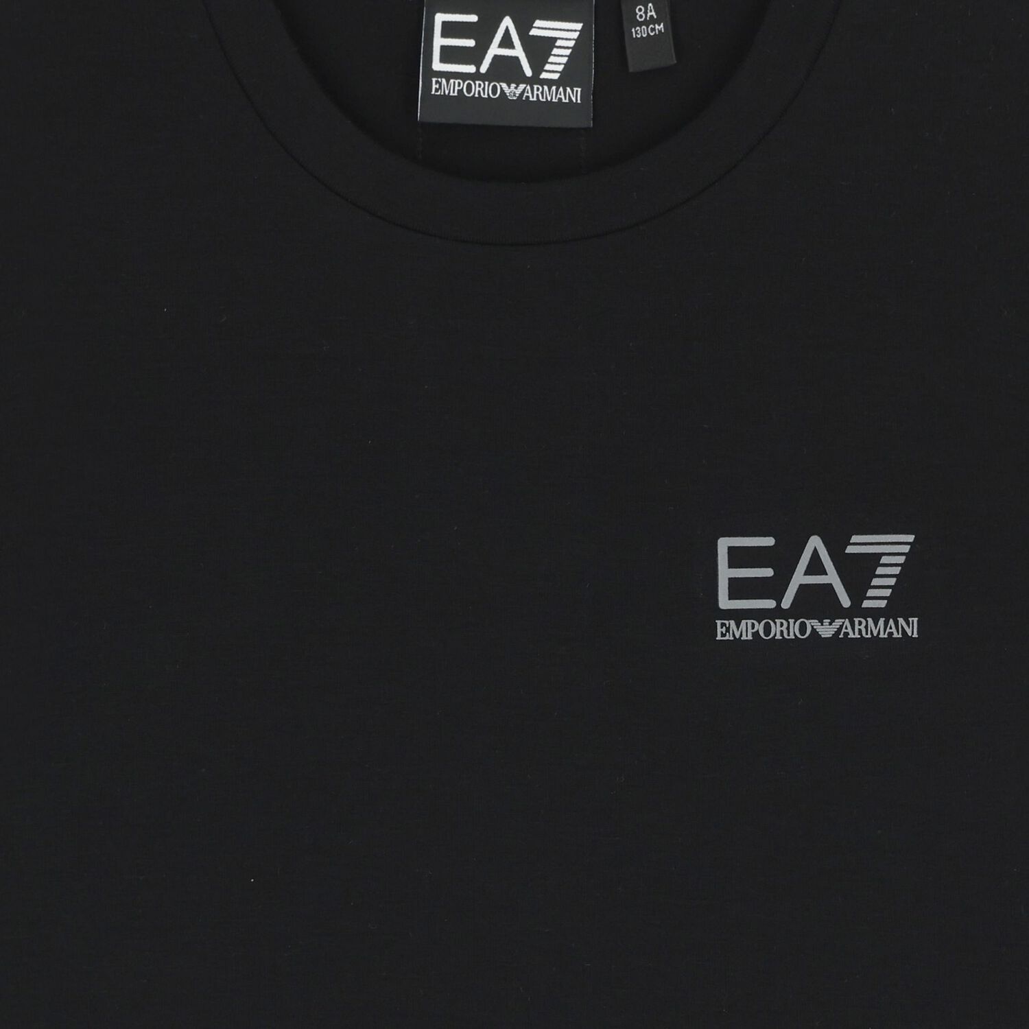 Girls Black Logo T-Shirt, 1, hi-res