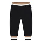 Baby Boys Black & White Logo Tracksuit Gift Set, 2, hi-res